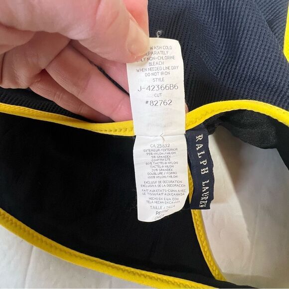 Small pocket in rear Ralph Lauren bikini bottom - Picture 13 of 14